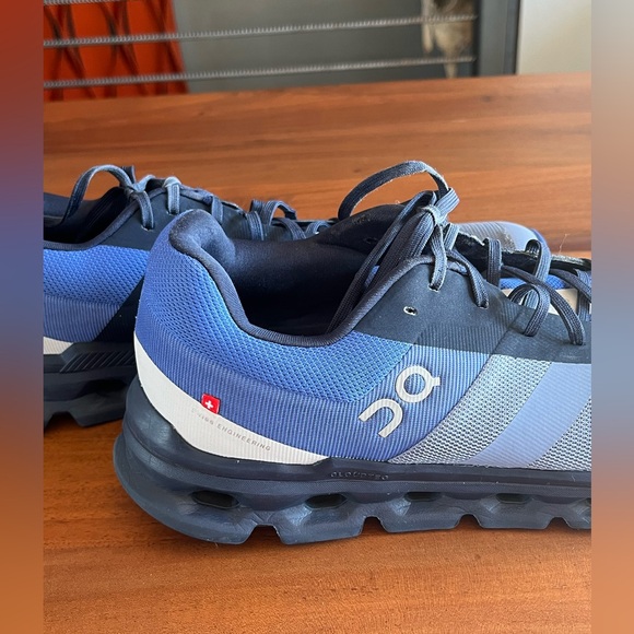 ON Men’s Running Cloudrunner Shale Cobalt Blue Sneaker Shoe Sz 11 style 46.98238 main image 15